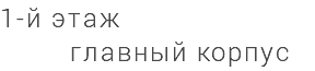 1-й этаж главный корпус